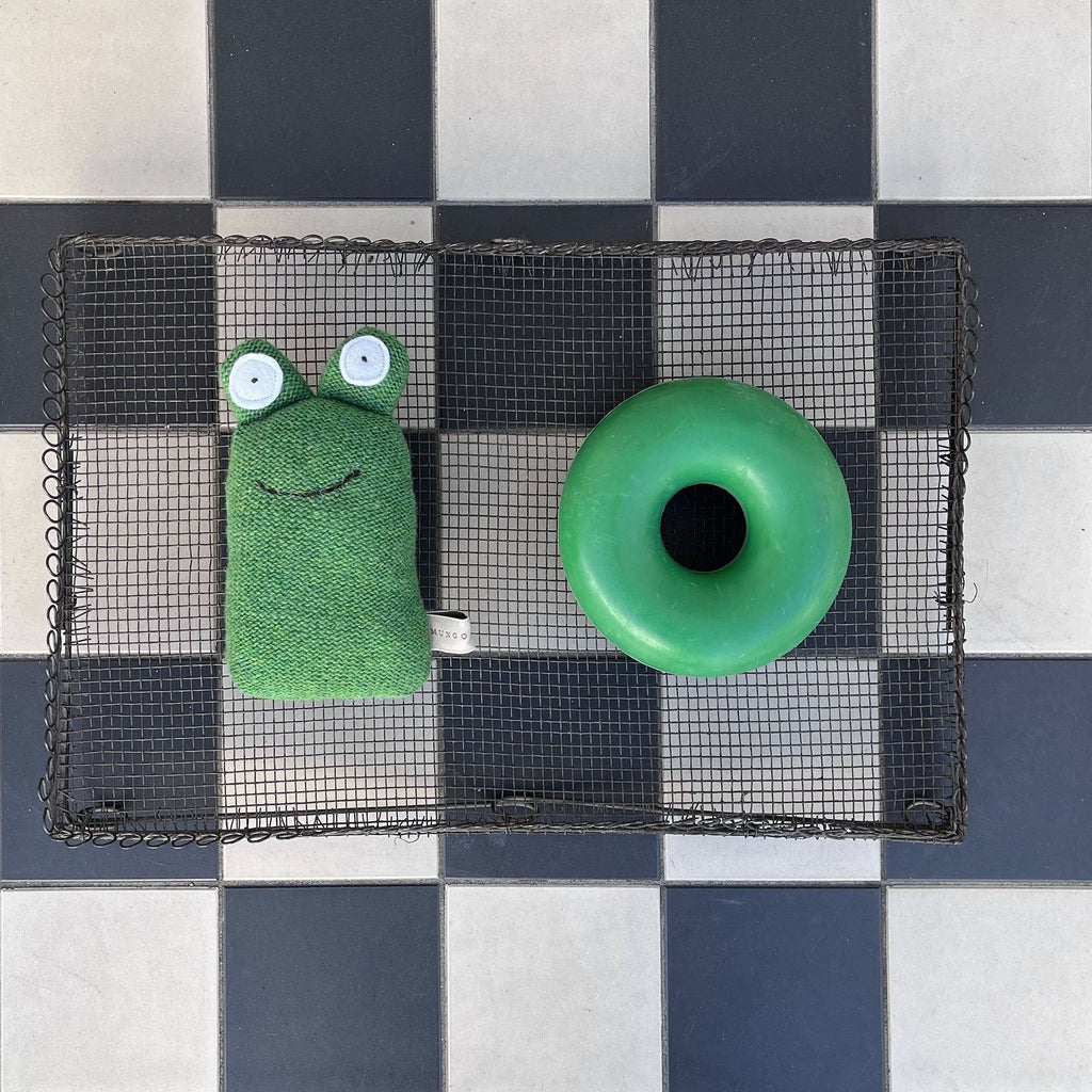 Jouet pour chien en forme de beignet en caoutchouc