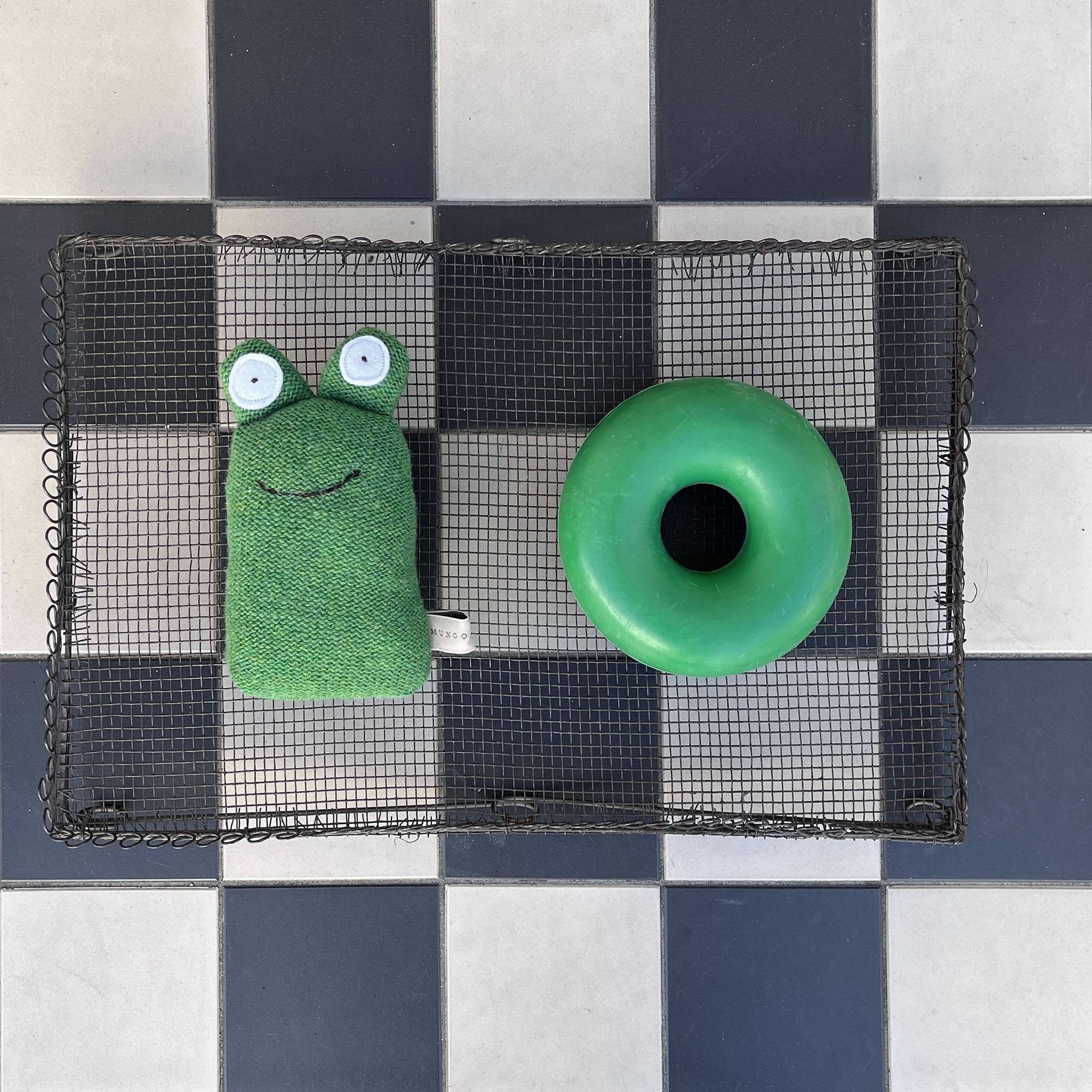 Jouet pour chien en forme de beignet en caoutchouc